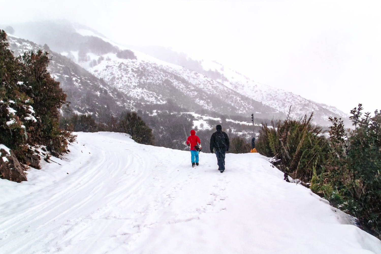 bariloche  no inverno quando neva