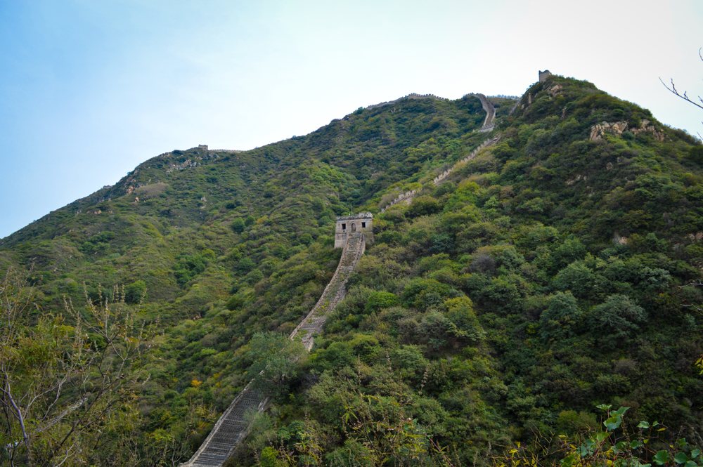 muralha da china badaling old não restaurada