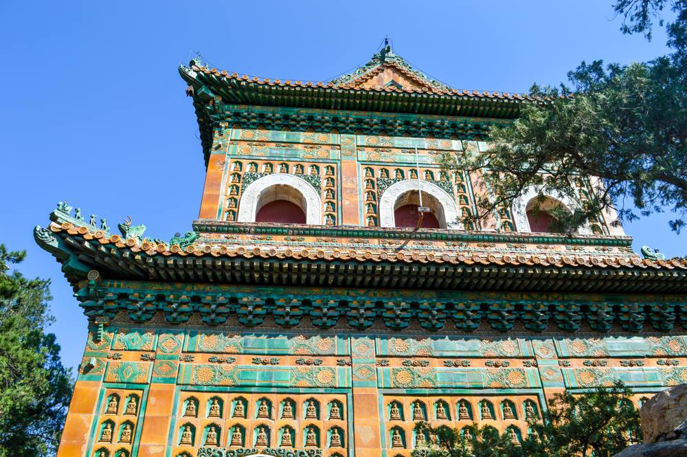 palácio de verão pequim glazed pagoda