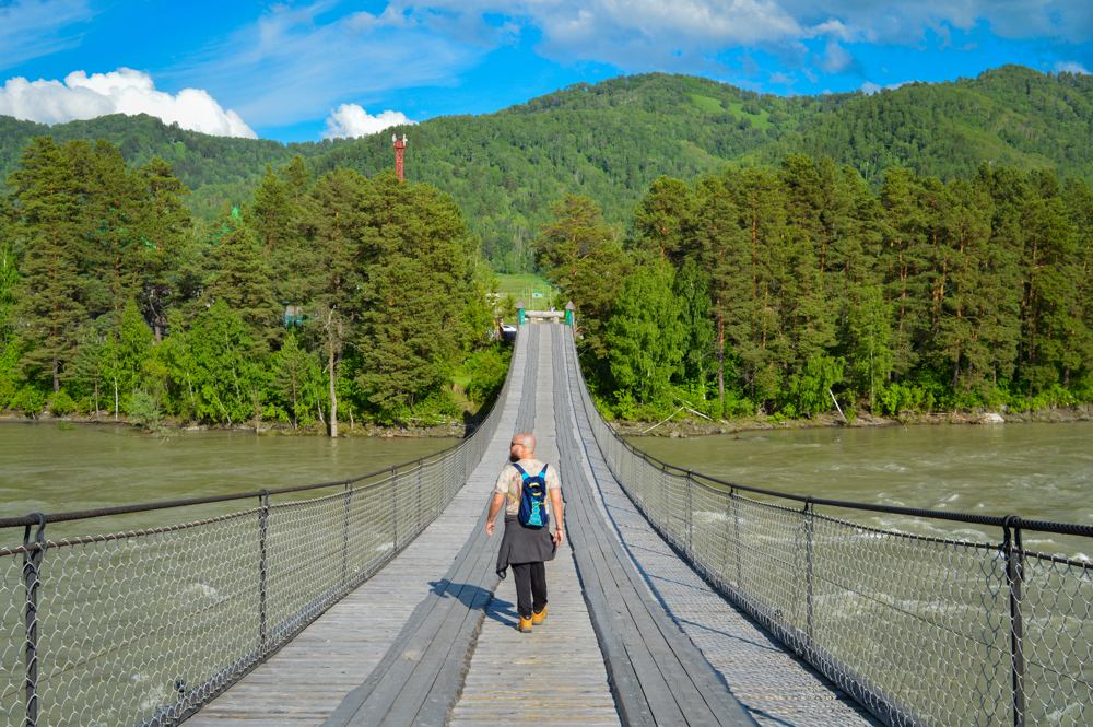 siberia viagem republica altai Ayskiy Most (Айский мост) - Ponte Velha de Souzga russia