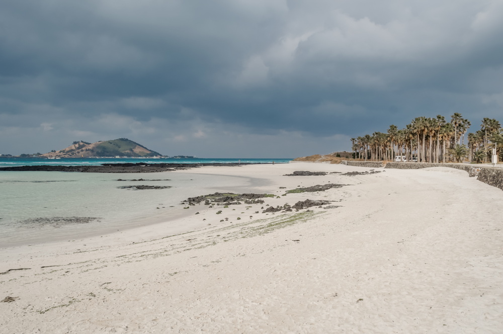 praia ilha jeju coreia do sul Praias Hyeopjae (협재해변) e Gaeumneung