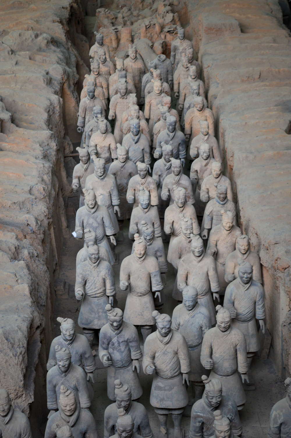 exército de terracota guerreiros xian china