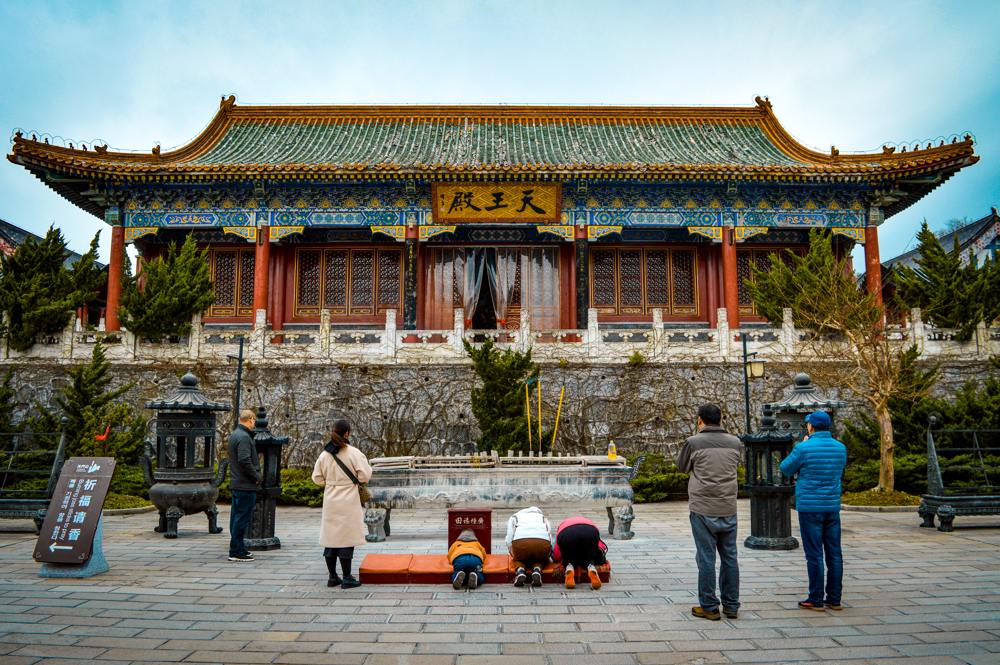 montanha tianmen china templo budista