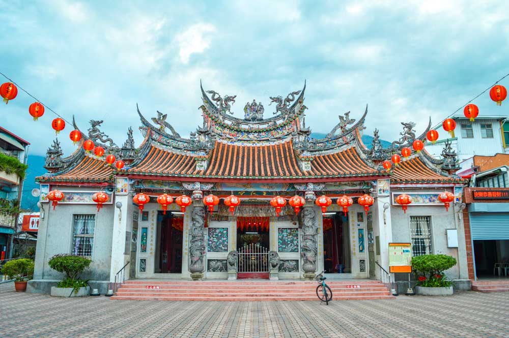 Templo Tianhou em guanshan taiwan taitung county