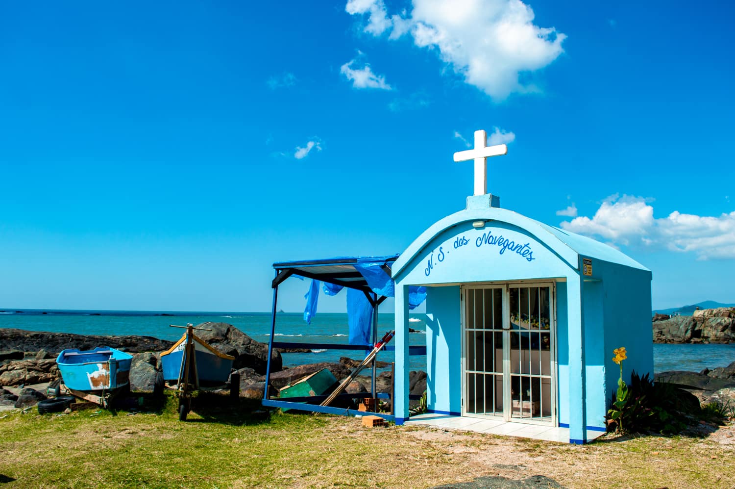 Capela de Nossa Senhora dos Navegantes na Praia do Grant