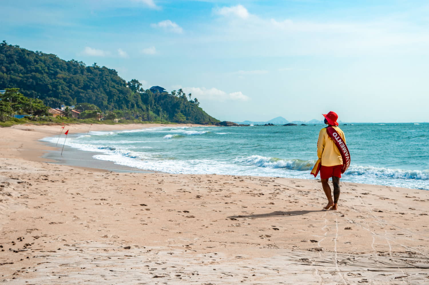 Praia do Quilombo em Penha - SC santa catarina