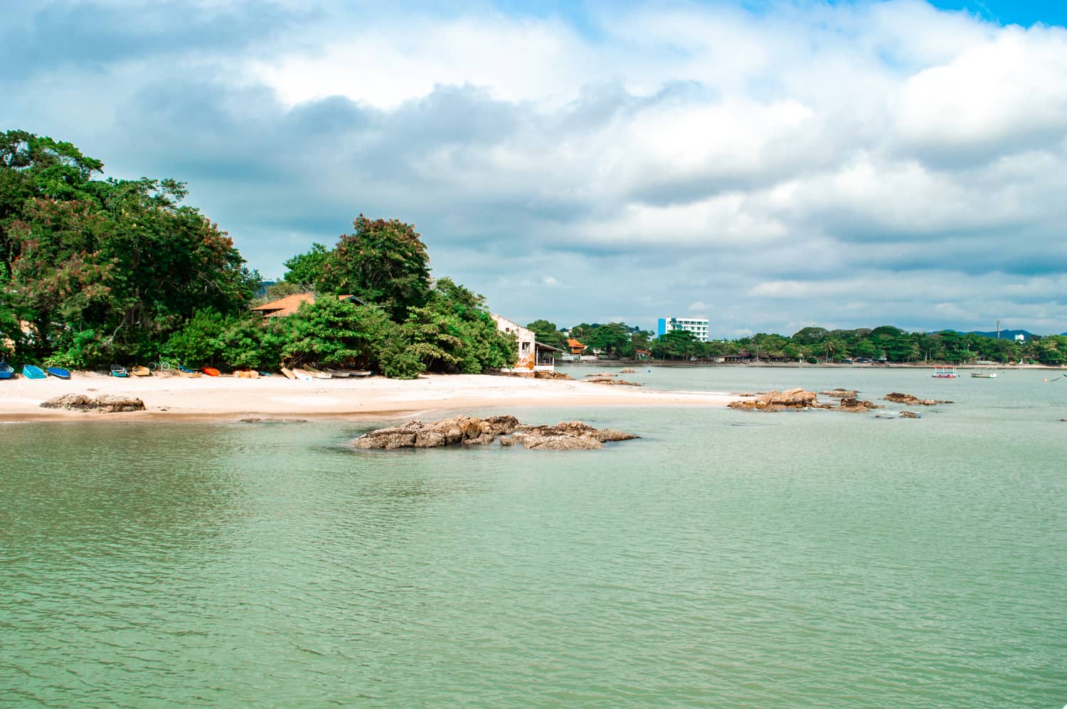 Praia do Trapiche em Penha - SC  santa catarina