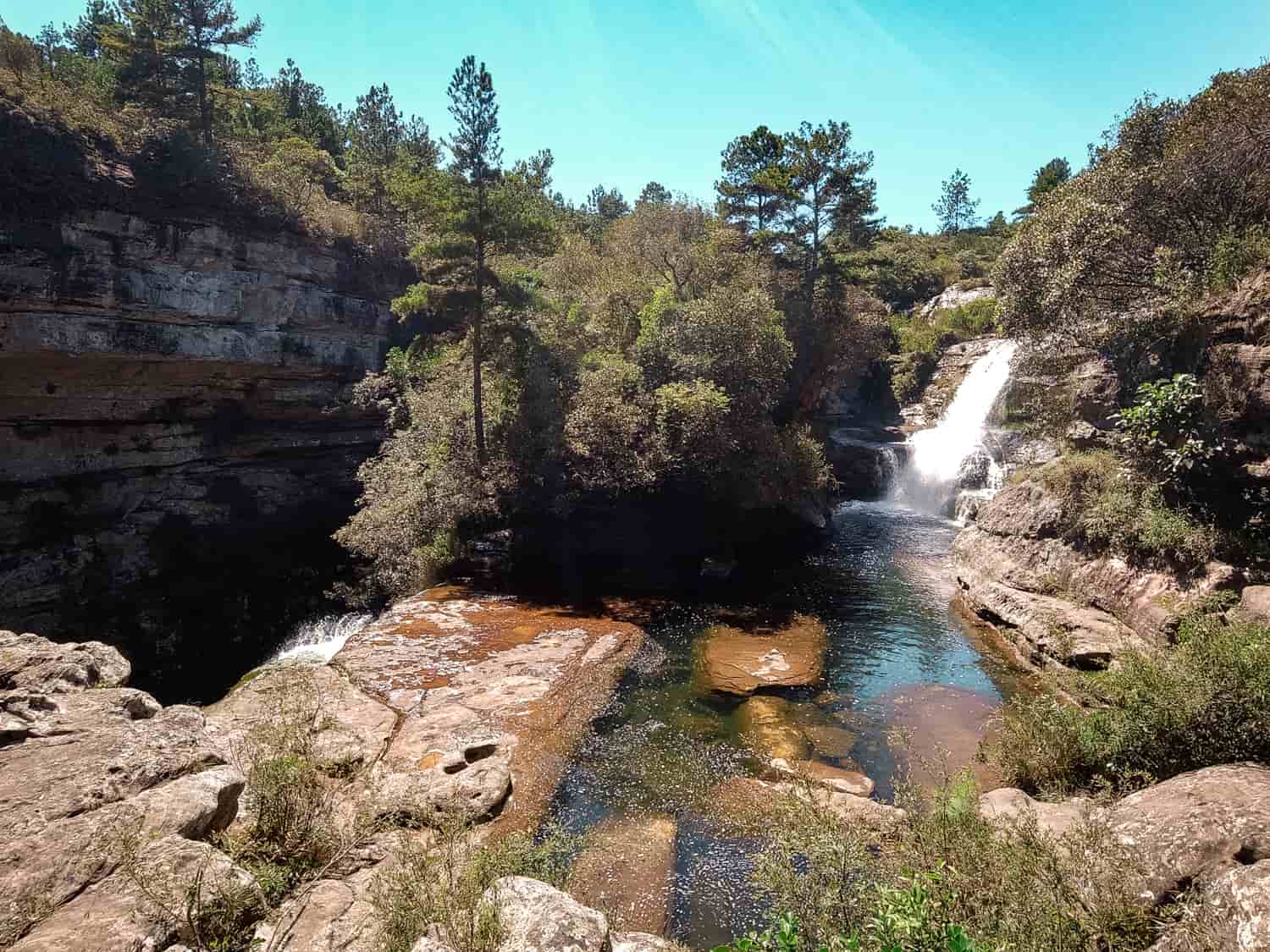 lago azul jaguariaiva pr veu da noiva