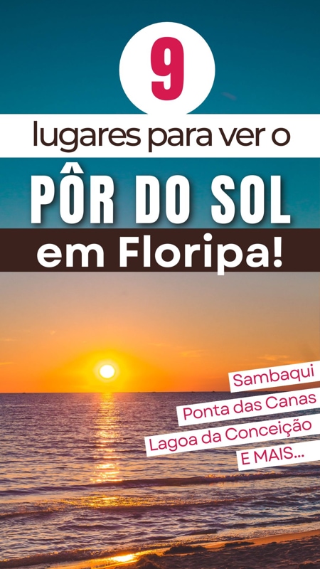 por do sol em florianopolis