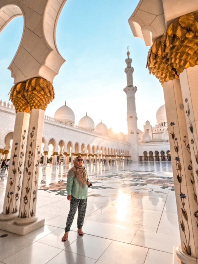 5 motivos p/ ir à MESQUITA DE ABU DHABI