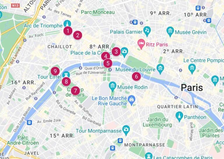 3 Dias em Paris: Roteiro Completo Com Mapas