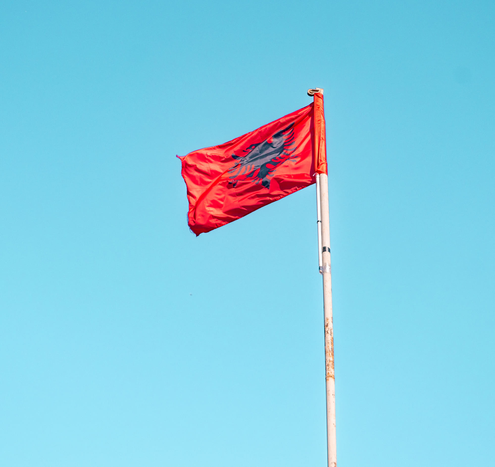 albânia curiosidades bandeira