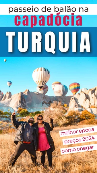 passeio balao capadocia turquia