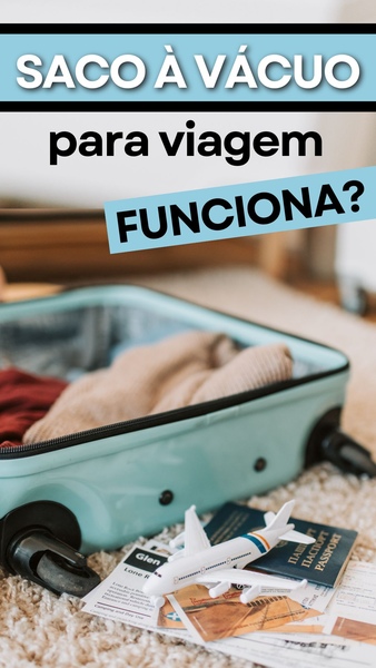 sacos a vacuo para viagem