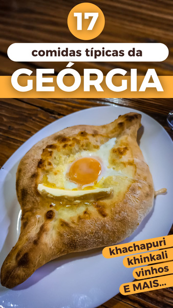 comidas tipicas da georgia khachapuri